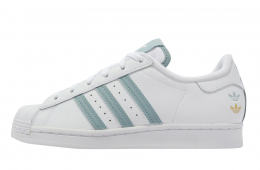 Adidas Superstar Footwear White Magic Green