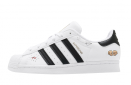 Adidas Superstar GS Cloud White Gold Metallic