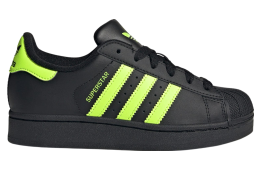 Adidas Superstar II GS Core Black / Signal Green