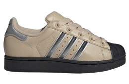 Adidas Superstar II WMNS Stone Khaki / Silver Metallic
