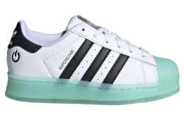 Adidas Superstar Led Lights GS Cloud White / Semi Flash Aqua