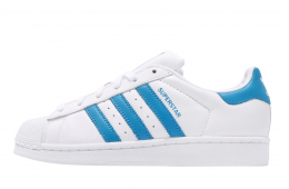 Adidas Superstar White Blue