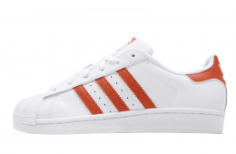 Adidas Superstar White Orange