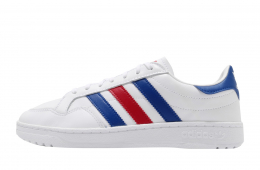 Adidas Team Court Cloud White Royal Blue Scarlet