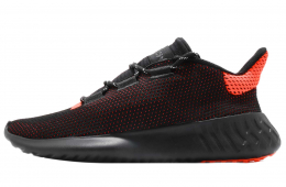 Adidas Tubular Dusk Core Black Solar Red