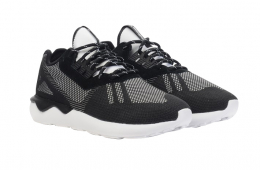 Adidas Tubular Weave Black White