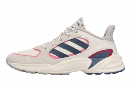 Adidas WMNS 90s Valasion Running White Tech Ink Real Pink