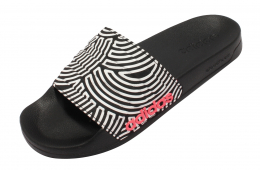 Adidas WMNS Adilette Shower Core Black Signal Pink