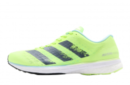 Adidas WMNS Adizero Adios 5 Hi Res Yellow Crew Navy Clear Aqua