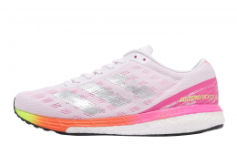 Adidas WMNS Adizero Boston 9 Cloud White Silver Metallic