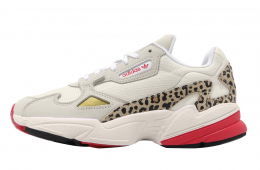 Adidas WMNS Falcon Chalk White Off White Scarlet