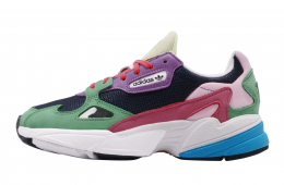 Adidas WMNS Falcon Collegiate Navy Hi Res Green