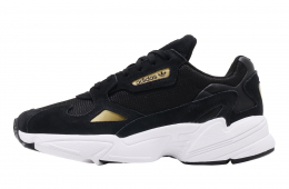 Adidas WMNS Falcon Core Black Gold Metallic White
