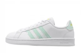 Adidas WMNS Grand Court White Green Yellow