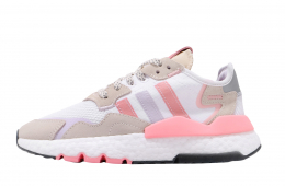 Adidas WMNS Nite Jogger Footwear White Glory Pink Purple Tint