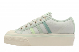 Adidas WMNS Nizza Platform Cream White Almost Lime