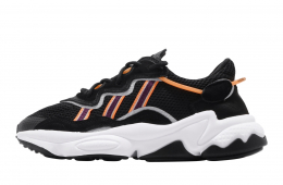 Adidas WMNS Ozweego Core Black Purple Beauty Flash Orange