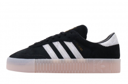 Adidas WMNS Sambarose Core Black Cloud White Gold Metallic