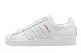 Adidas WMNS Superstar Cloud White Scarlet Gold Metallic