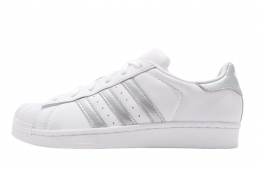 Adidas WMNS Superstar Footwear White Grey Two