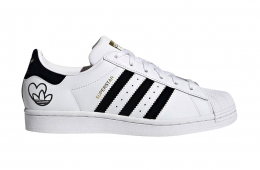 Adidas WMNS Superstar White Black Gold Metallic