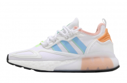 Adidas WMNS ZX 2K Boost Core White Hazy Sky Glow Pink