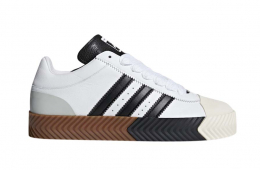 Adidas x AW Skate Super White