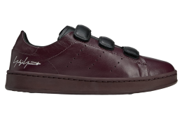 Adidas Y-3 Stan Smith Hook-And-Loop Shadow Maroon / Black