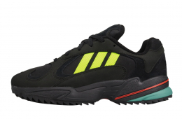 Adidas Yung 1 Trail Core Black Solar Yellow Hi Res Aqua