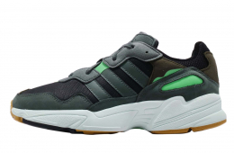 Adidas Yung 96 Core Black Legend Ivy Raw Ochre