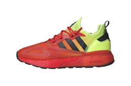 Adidas ZX 2K Boost Solar Yellow Hi Res Red