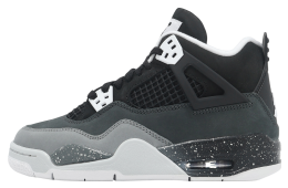 Air Jodan 4 Retro GS Black / White