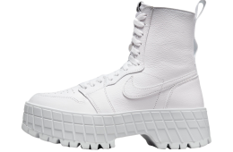 Зимові підліткові шкіряні кросівки nike jordan з хутром Brooklyn WMNS Triple White