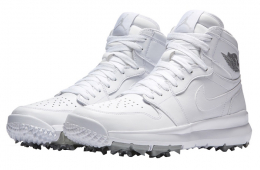 Air Jordan 1 Golf White Metallic Silver
