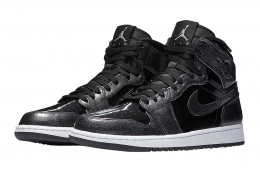 Air Jordan 1 High Black Patent Leather Dec 2016 332550 017 KicksOnFire