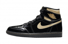 Air Jordan 1 High OG Black Metallic Gold