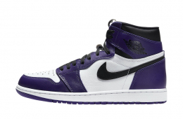 Air Jordan 1 High OG White Court Purple