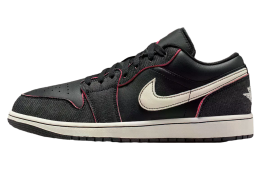 Air Jordan 1 Low Black / Racer Pink