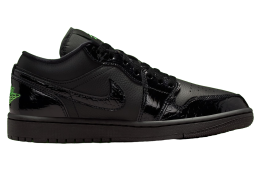 Air Jordan 1 Low Black / Scream Green