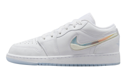 Air Jordan 1 Low GS Glitter Swoosh