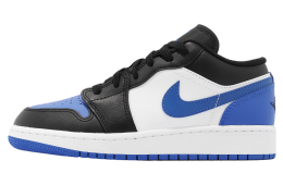 Air Jordan 1 Low GS White / Royal Blue