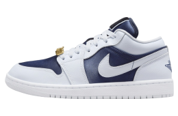 Air Jordan 1 Low Midnight Navy / Football Grey
