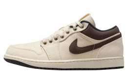 Air Jordan 1 Low Pale Ivory / Baroque Brown