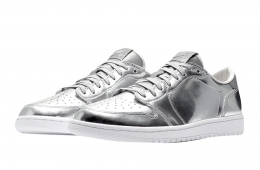 Air Jordan 1 Low Pinnacle - Metallic Silver