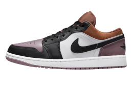 Жіночі шльопанці jordan білі з рожевим Low SE Sky J Mauve