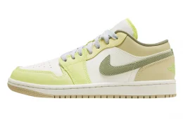 Air Jordan 1 Low White Volt Gold