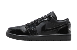 Air Jordan 1 Low WMNS Black Croc