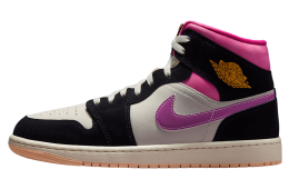 Air Jordan 1 Mid Black / Sail / Pinksicle