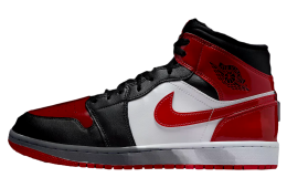 Air Jordan 1 Mid Black / Varsity Red