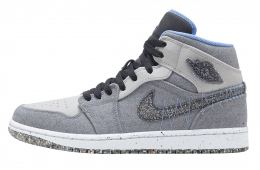 Air Jordan 1 Mid Crater Grey Blue
